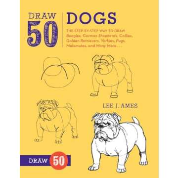Draw 50 Dogs: Step-by-Step Drawing Guide for Young Artists