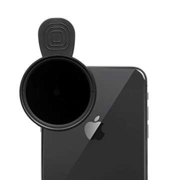 SANDMARC Scape Filters - ND4, ND8, ND16 Filter Set for iPhone X, 8, 8 Plus 7, 7 Plus, 6S, 6S Plus, 6, and 6 Plus Camera – Capture Cinematic Photography