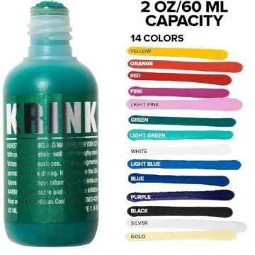 Krink K-60 Green Paint Marker - Vibrant & Permanent Artistic Tool