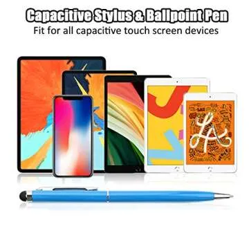 Elegant 2-in-1 Stylus & Pen for iPad iPhone Tablets