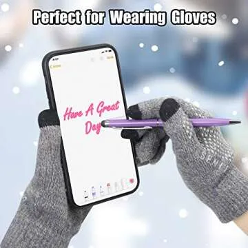 Elegant 2-in-1 Stylus & Pen for iPad iPhone Tablets