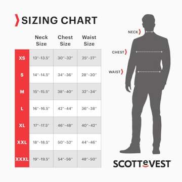 SCOTTeVEST Qzip Performance Pullover for Men - 3 Hidden Pockets - Moisture Wicking Quarter-Zip for Travel & More (Black, Large)