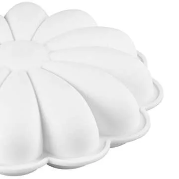BONIVEE Silicone Flower Cake Mold for Desserts