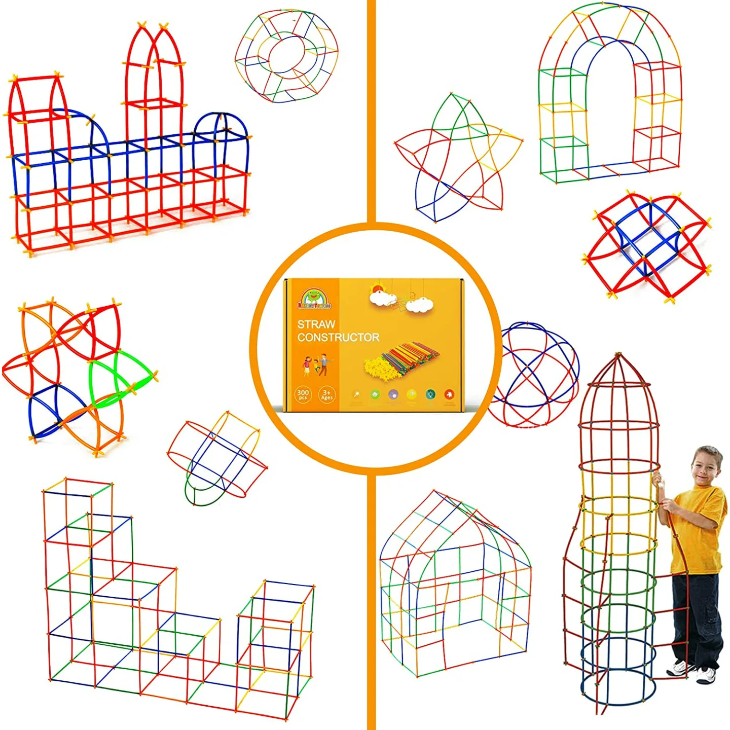 RAINBOW TOYFROG STEM Building Blocks for Ages 3-12