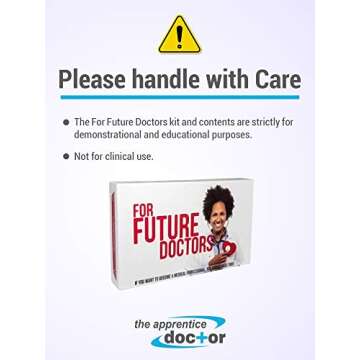 Medical Kit for Future Doctors, Nurses, Surgeons, & Paramedics with Introductory Course