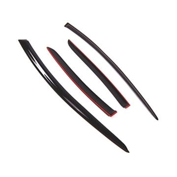 TuningPros Outside Mount Window Vent Visors Rain Guards for Toyota Prius C 2012-2015 | Easy Installa...