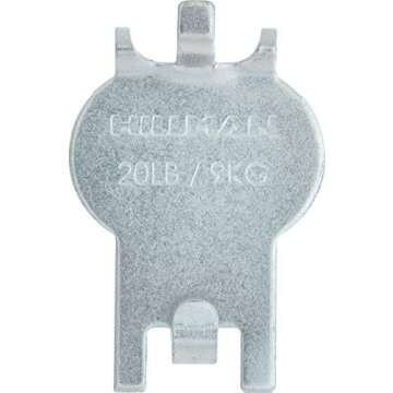 HIGH & MIGHTY 515314 Picture Hanger Value Pack, Easy Tool-Free Dry Wall Art Hangers for Artwork, Photos, and Mirrors, Holds up to 20Lbs-40Lbs, 8 Pack, Steel, Silver