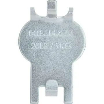 HIGH & MIGHTY 515314 Picture Hanger Value Pack, Easy Tool-Free Dry Wall Art Hangers for Artwork, Photos, and Mirrors, Holds up to 20Lbs-40Lbs, 8 Pack, Steel, Silver