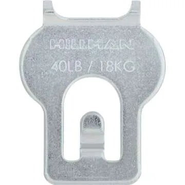 HIGH & MIGHTY 515314 Picture Hanger Value Pack, Easy Tool-Free Dry Wall Art Hangers for Artwork, Photos, and Mirrors, Holds up to 20Lbs-40Lbs, 8 Pack, Steel, Silver