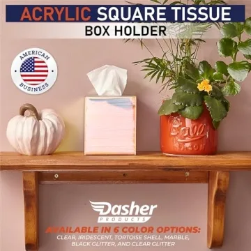 Stylish Acrylic Tissue Box Holder for Home or Office
