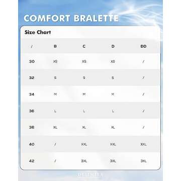 DELIMIRA Women's Natrelax Plus Size Wireless Bralette V Neck - Full Coverage Seamless Tshirt Bras Un...