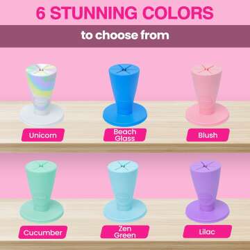 Tweexy Nail Polish Bottle Holder - Untippable and Tilted