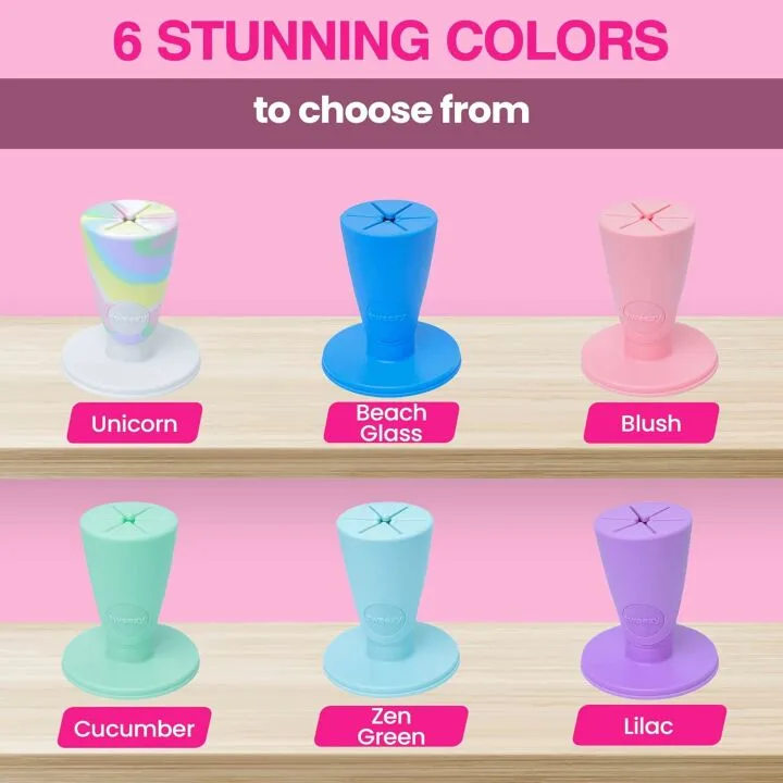 Tweexy Nail Polish Bottle Holder - Untippable and Tilted