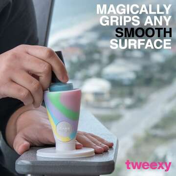 Tweexy Nail Polish Bottle Holder - Untippable and Tilted