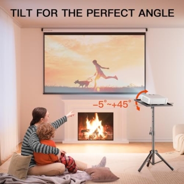 Adjustable AMADA Projector Stand for Home and Office Use