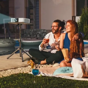 Adjustable AMADA Projector Stand for Home and Office Use