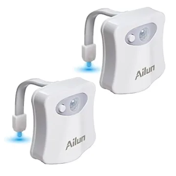 Ailun Toilet Night Light 2Pack for Fun Bathroom Lighting