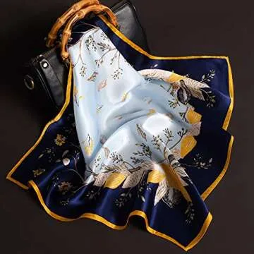 Elegant ANDANTINO 100% Mulberry Silk Scarf Gift Boxed