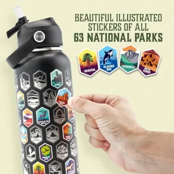 Insulated 32 Oz Water Bottle Set for Camping
