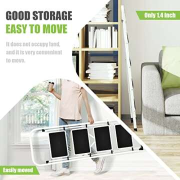 Sturdy Soctone Step Ladder - 4 Step Folding Design
