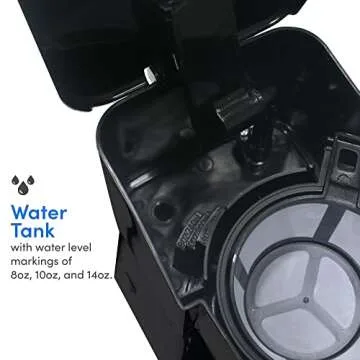 Compact Elite Gourmet EHC111A Coffee Maker Brews Fast