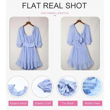 Dokotoo Off The Shoulder Summer Dress for Women 2025