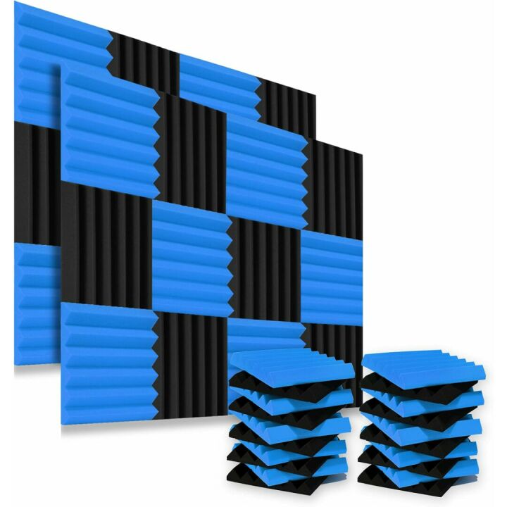 Acoustic Foam Panels – 2 Inch Thick, 24-Pack