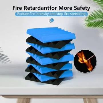 Acoustic Foam Panels – 2 Inch Thick, 24-Pack