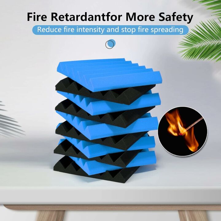 Acoustic Foam Panels – 2 Inch Thick, 24-Pack