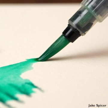 Derwent Push Button Water Color Brush Set for Artists