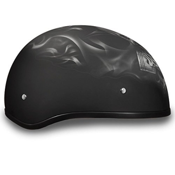Daytona HELMETS Skull Cap Motorcycle Half Helmet - DOT Approved