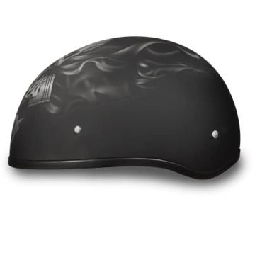 Daytona HELMETS Skull Cap Motorcycle Half Helmet - DOT Approved