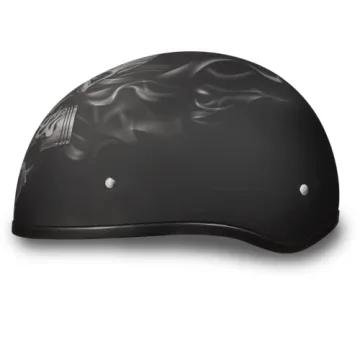 Daytona HELMETS Skull Cap Motorcycle Half Helmet - DOT Approved