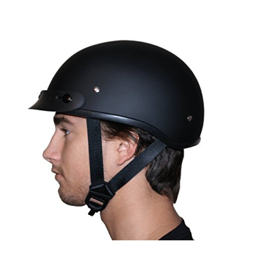 Daytona HELMETS Skull Cap Motorcycle Half Helmet - DOT Approved