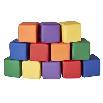 ECR4Kids SoftZone Toddler Building Blocks - Safe Foam Set