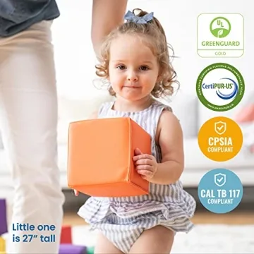 ECR4Kids SoftZone Toddler Building Blocks - Safe Foam Set