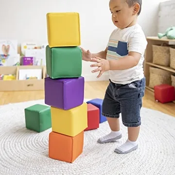 ECR4Kids SoftZone Toddler Building Blocks - Safe Foam Set
