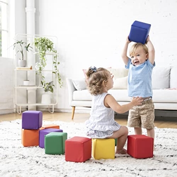 ECR4Kids SoftZone Toddler Building Blocks - Safe Foam Set