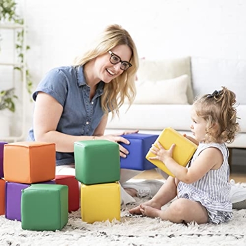 ECR4Kids SoftZone Toddler Building Blocks - Safe Foam Set