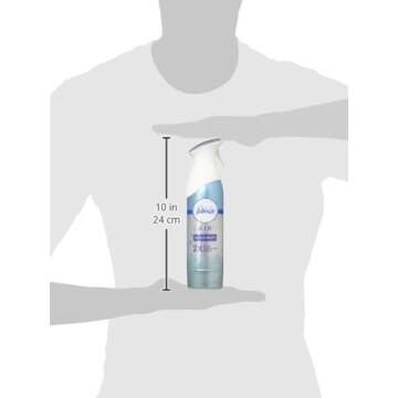 Febreze Air Mist Air Freshener Spray, Odor-Fighting Room Spray, Air Fresheners for Home and Bathroom and Kitchen, Aerosol Can, Heavy Duty Crisp Clean Scent, 8.8oz, 6 Count