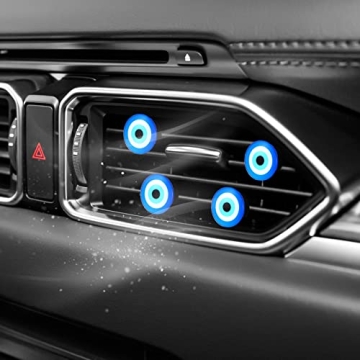 Stylish Turkish Evil Eye Car Vent Clips for Protection