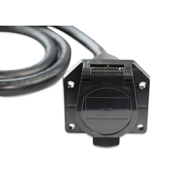 Leisure Cords 12Ft 7-Way Extension Cord for RV Trailers