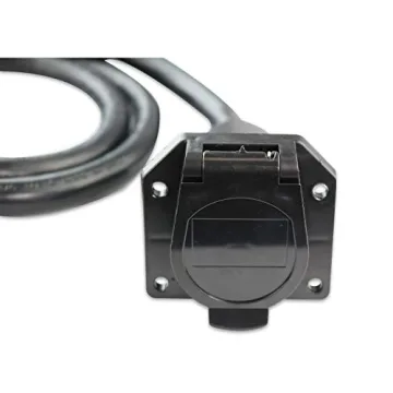 Leisure Cords 12Ft 7-Way Extension Cord for RV Trailers