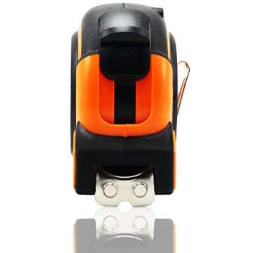 UBANTE Measuring Tape Measure 1-Inch x 25-Foot(7.5m) Retractable Heavy Duty with Magnetic Hook, Metric and Inches Measurement - Professional Ruler for Carpenter, Construction, DIY Measurement