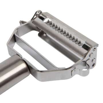 Vegetable Spaghetti Spiralizer Slicer - Easy Spiral Zucchini Noodle & Carrot Grater with Cleaning Br...