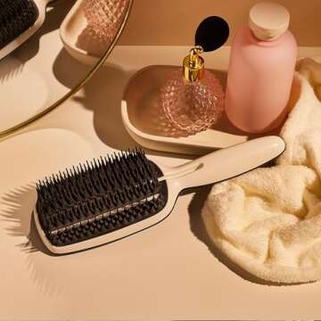 Tangle Teezer | The Blow Styling Smoothing Tool for Medium & Long Hair | Gentle and Fast Drying | Full Size