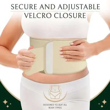 EMERALD CASTOR Castor Oil Pack Wrap Organic Cotton For Women - Machine Washable Castor Oil Compress Pads with Neoprene Exterior - Adjustable Castor Oil Wrap for Liver Detox, Calm IBS and More, 41"x7"