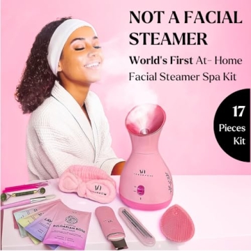 Premium Facial Steamer Spa Kit with 17 Tools