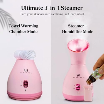 Premium Facial Steamer Spa Kit with 17 Tools