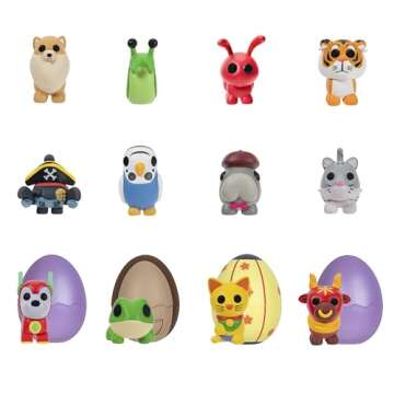 Adopt Me! 10 Pack Mystery Pets - Collectible Fun for Kids